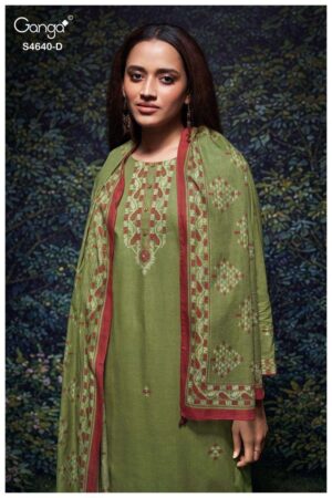 My Fashion Road Ganga Fashion Bivora  Exclusive Cotton Salwar Kameez | S4640 – D