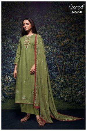 My Fashion Road Ganga Fashion Bivora  Exclusive Cotton Salwar Kameez | S4640 – D