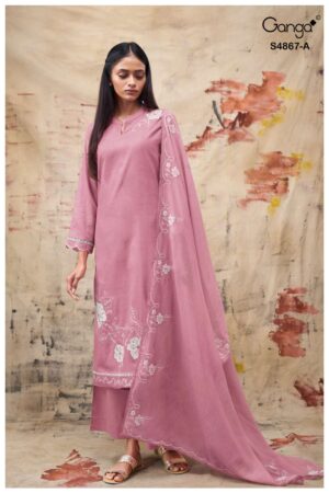 My Fashion Road Ganga Fashion Charika Exclusive Fancy Ladies Dress | S4867  – A