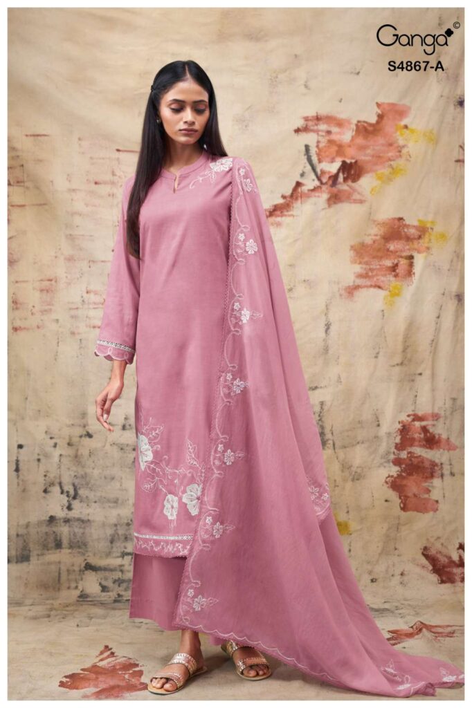 My Fashion Road Ganga Fashion Charika Exclusive Fancy Ladies Dress | S4867  – A
