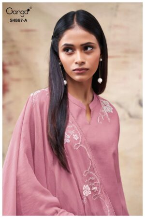 My Fashion Road Ganga Fashion Charika Exclusive Fancy Ladies Dress | S4867  – A
