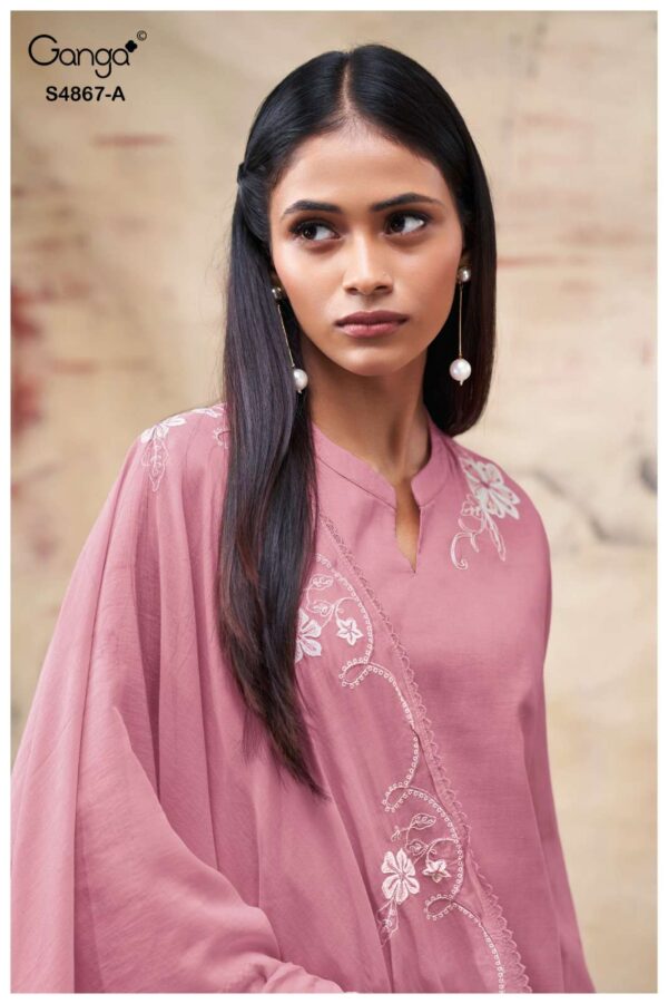 My Fashion Road Ganga Fashion Charika Exclusive Fancy Ladies Dress | S4867  – A