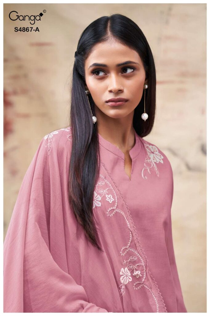 My Fashion Road Ganga Fashion Charika Exclusive Fancy Ladies Dress | S4867  – A
