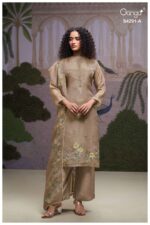 My Fashion Road Ganga Fashion Clarae Pure Bemberg Silk Suit | S4291 – A
