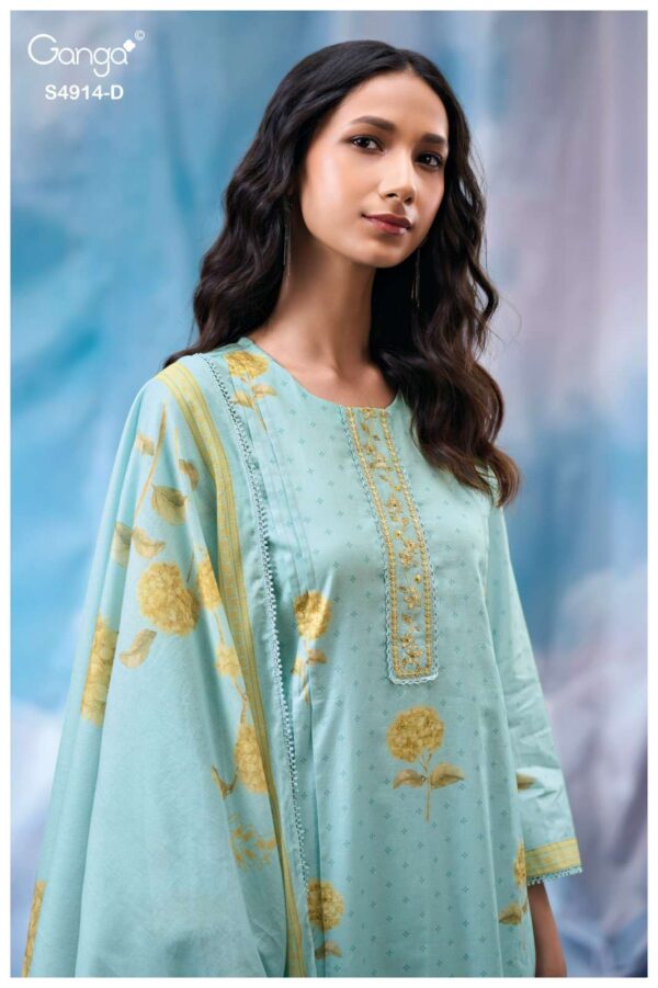 My Fashion Road Ganga Fashion Dazia Premium Cotton Salwar Suit | S4914  – D