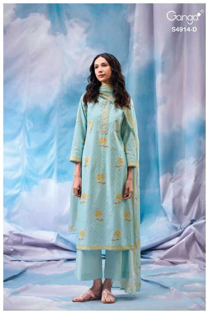 My Fashion Road Ganga Fashion Dazia Premium Cotton Salwar Suit | S4914  – D