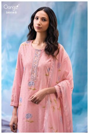 My Fashion Road Ganga Fashion Dazia Premium Cotton Salwar Suit | S4914  – B