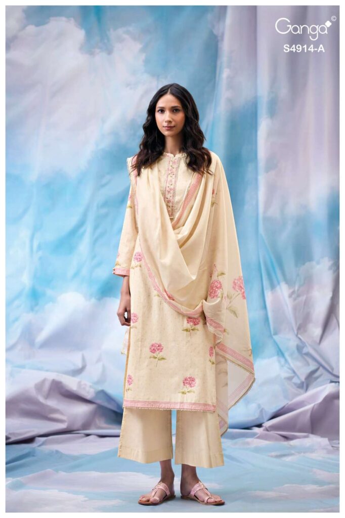 My Fashion Road Ganga Fashion Dazia Premium Cotton Salwar Suit | S4914  – A