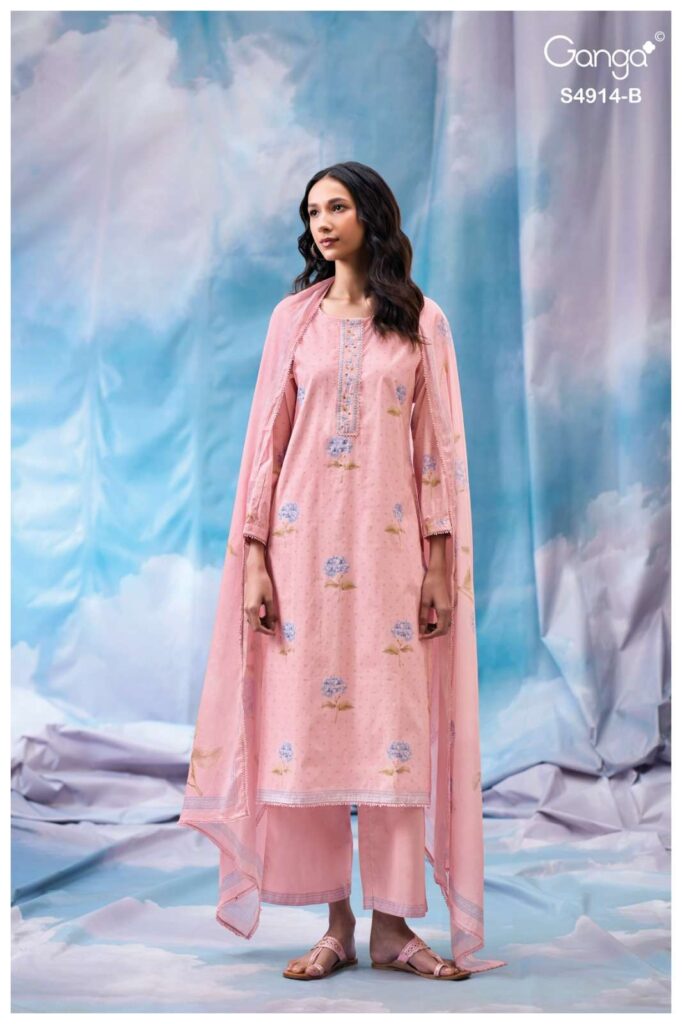 My Fashion Road Ganga Fashion Dazia Premium Cotton Salwar Suit | S4914  – B