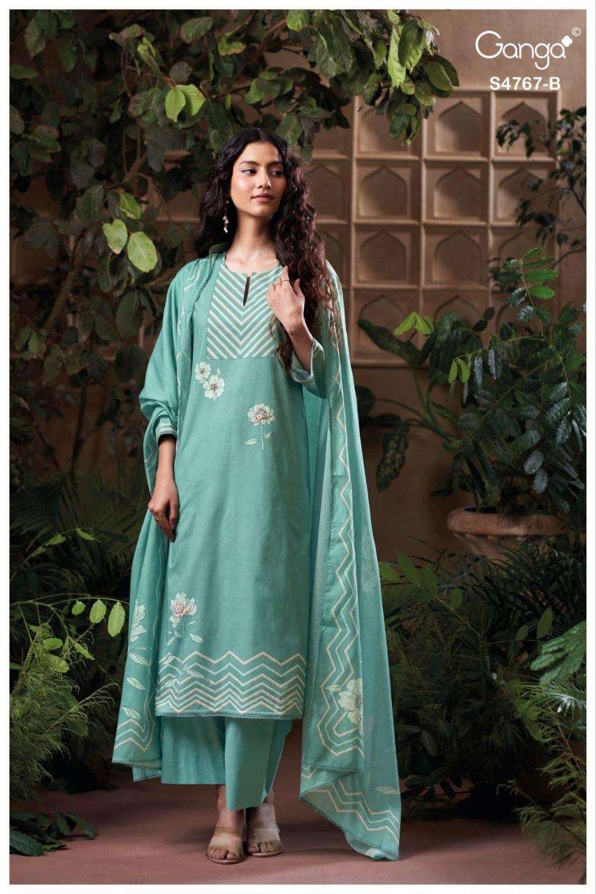 My Fashion Road Ganga Fashion Direlia Fancy Cotton Suit | S4767 – B My Fashion Road Ganga Fashion Direlia Fancy Cotton Suit | S4767 – B