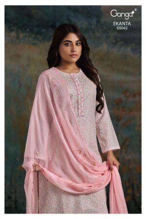 My Fashion Road Ganga Fashion Ekanta Premium Wear Cotton Suits | S5042 – D