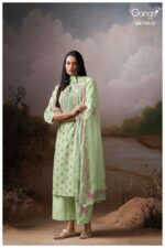My Fashion Road Ganga Fashion Eshmita Pure Organdy Latest Suit | S4790 – D