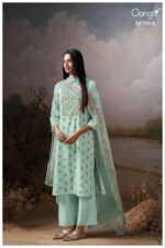 My Fashion Road Ganga Fashion Eshmita Pure Organdy Latest Suit | S4790 – B