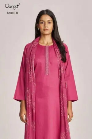 My Fashion Road Ganga Fashion Gaura Pure Cotton Salwar Suit | S4884 – B
