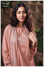 My Fashion Road Ganga Fashion Gunjika Premium Wear Cotton Dress | S4812 – A
