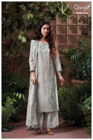 My Fashion Road Ganga Fashion Gunjika Premium Wear Cotton Dress | S4812 – D