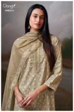 My Fashion Road Ganga Fashion Ilyndra Printed Premium Cotton Suit | S4833-C