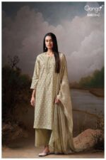 My Fashion Road Ganga Fashion Ilyndra Printed Premium Cotton Suit | S4833-C