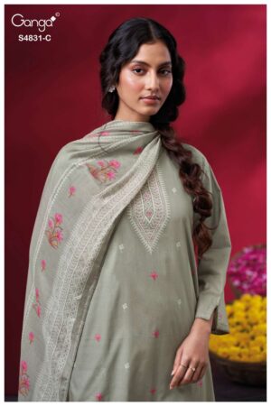 My Fashion Road Ganga Fashion Iramika Exclusive Cotton Salwar Suit | S4831 – C