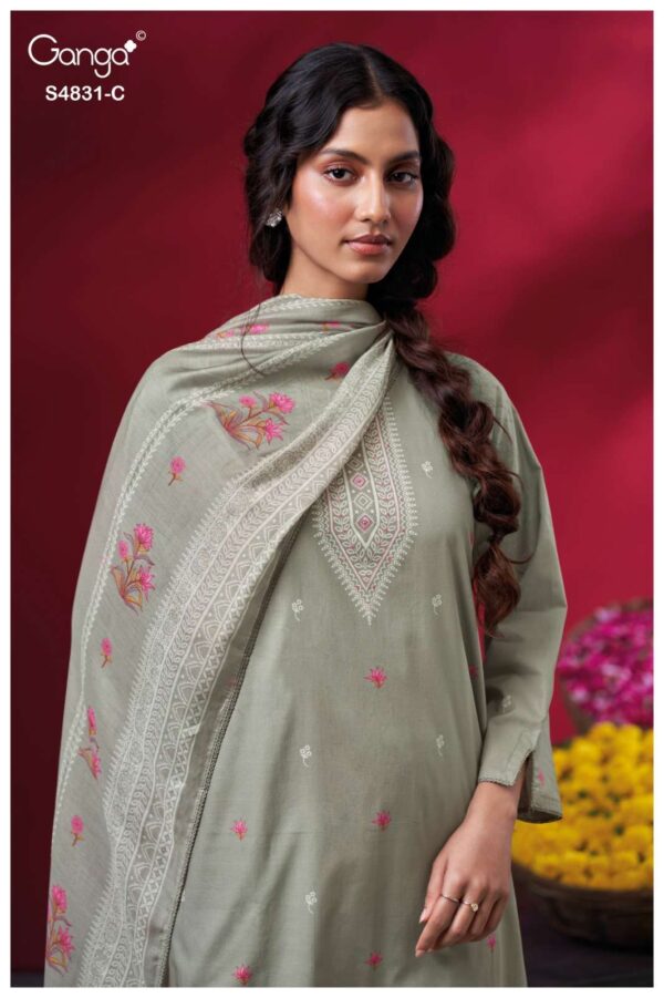 My Fashion Road Ganga Fashion Iramika Exclusive Cotton Salwar Suit | S4831 – C