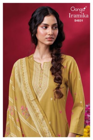 My Fashion Road Ganga Fashion Iramika Exclusive Cotton Salwar Suit | S4831 – D