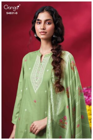 My Fashion Road Ganga Fashion Iramika Exclusive Cotton Salwar Suit | S4831 – B