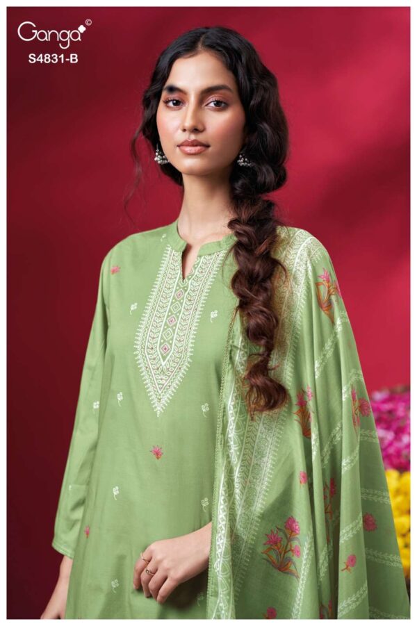 My Fashion Road Ganga Fashion Iramika Exclusive Cotton Salwar Suit | S4831 – B