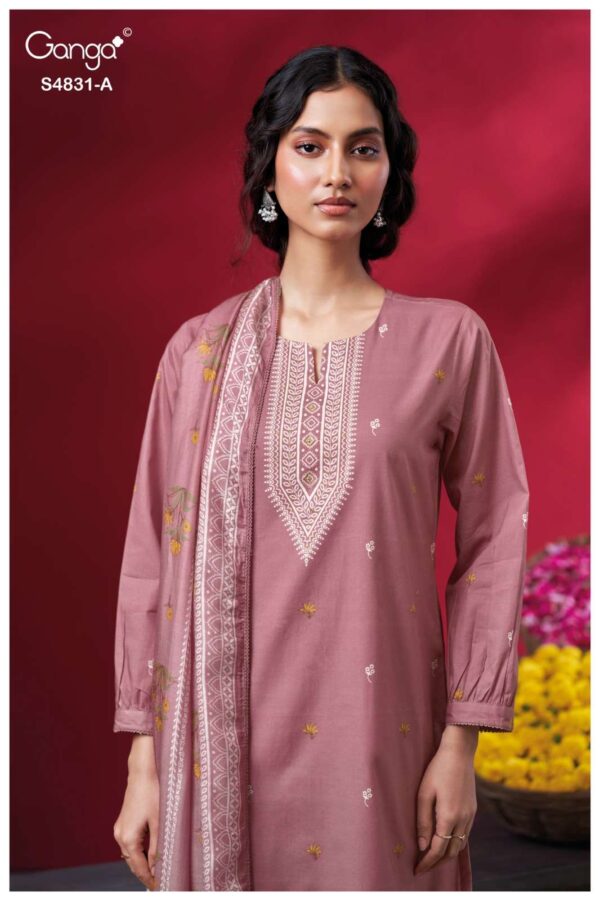 My Fashion Road Ganga Fashion Iramika Exclusive Cotton Salwar Suit | S4831 – A