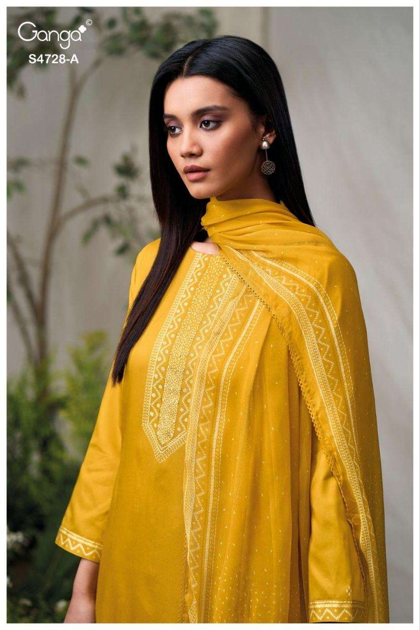 My Fashion Road Ganga Fashion Jareesha Exclusive Cotton Satin Suit | S4728 – A My Fashion Road Ganga Fashion Jareesha Exclusive Cotton Satin Suit | S4728 – A