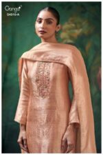 My Fashion Road Ganga Fashion Jeyra Pure Bemberg Silk Designer Suit | S4510 – A
