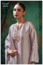 My Fashion Road Ganga Fashion Jeyra Pure Bemberg Silk Designer Suit | S4510 – B