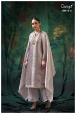 My Fashion Road Ganga Fashion Jeyra Pure Bemberg Silk Designer Suit | S4510 – B