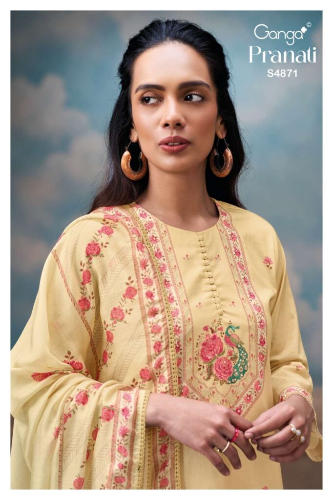 My Fashion Road Ganga Fashion Pranati Exclusive Cotton Salwar Suit | S4871 – C