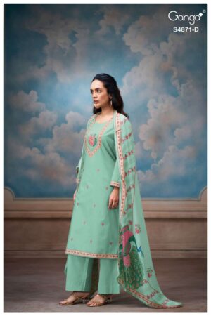 My Fashion Road Ganga Fashion Pranati Exclusive Cotton Salwar Suit | S4871 – D