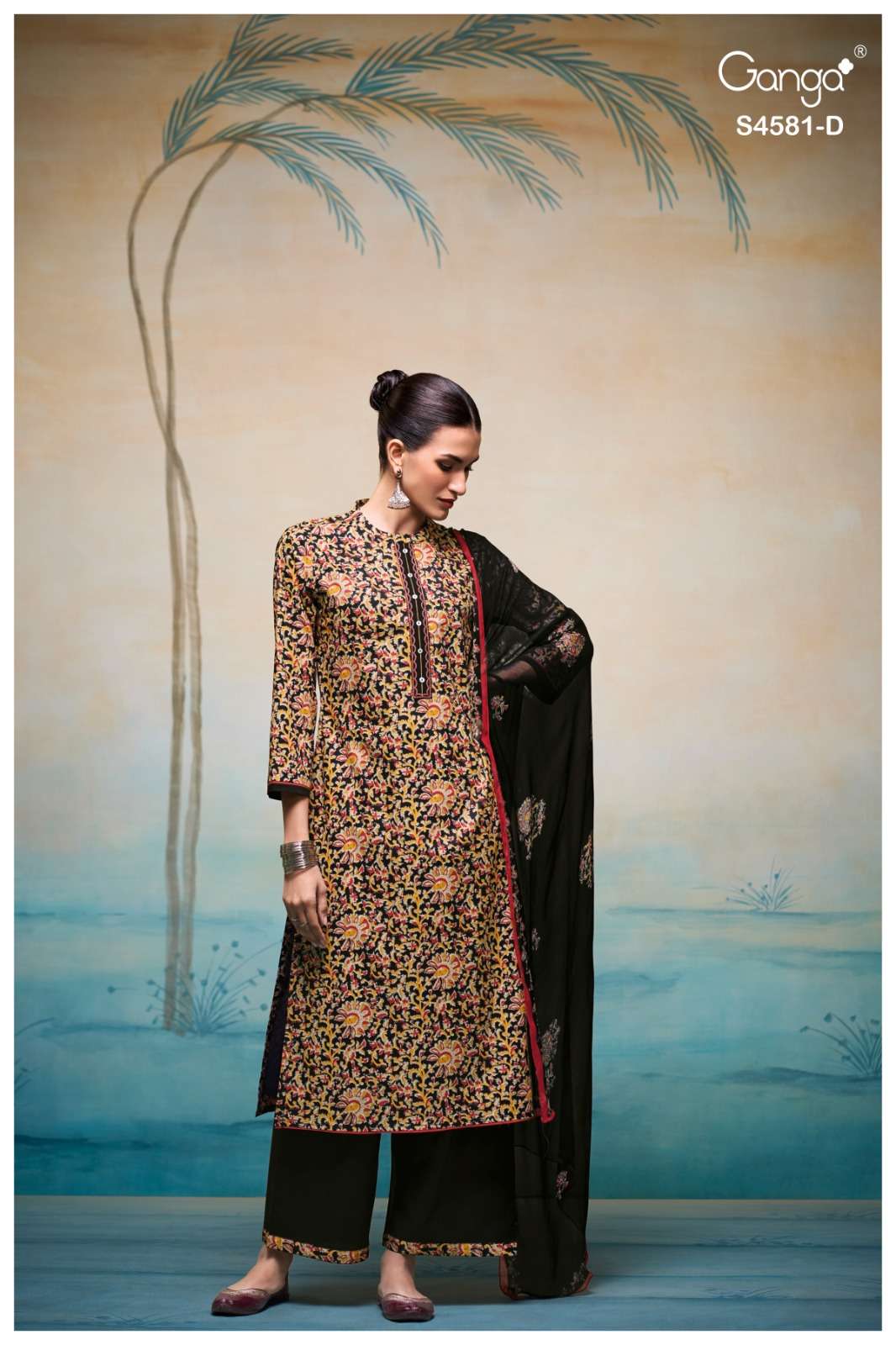 My Fashion Road Ganga Fashion Ruby Premium Wear Cotton Dress | S4581 – D My Fashion Road Ganga Fashion Ruby Premium Wear Cotton Dress | S4581 – D