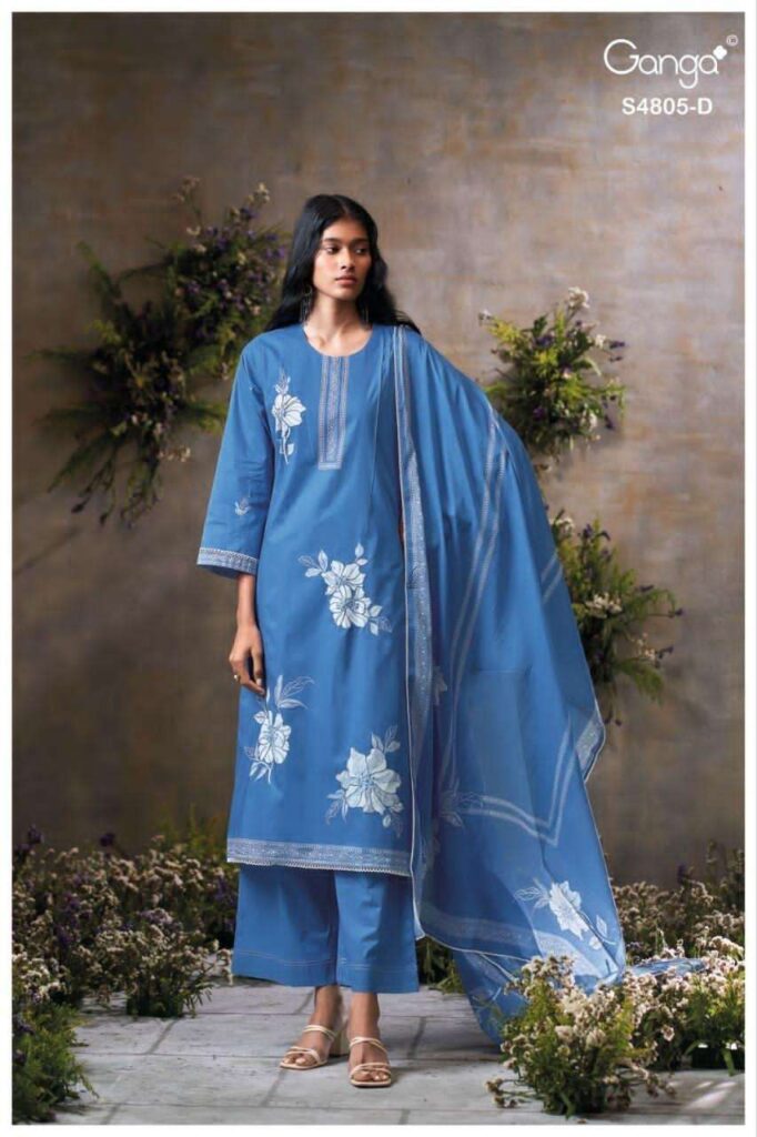 My Fashion Road Ganga Ishmita Premium Cotton Salwar Suit | S4805 – D
