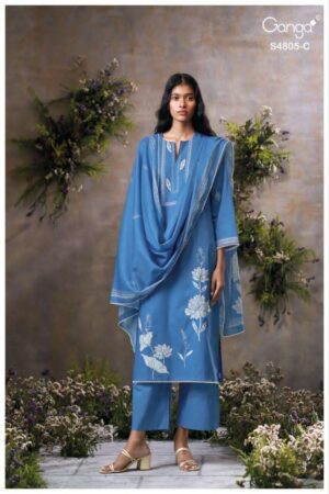 My Fashion Road Ganga Ishmita Premium Cotton Salwar Suit | S4805 – C