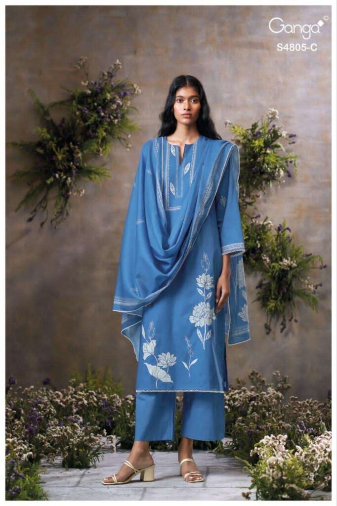 My Fashion Road Ganga Ishmita Premium Cotton Salwar Suit | S4805 – C