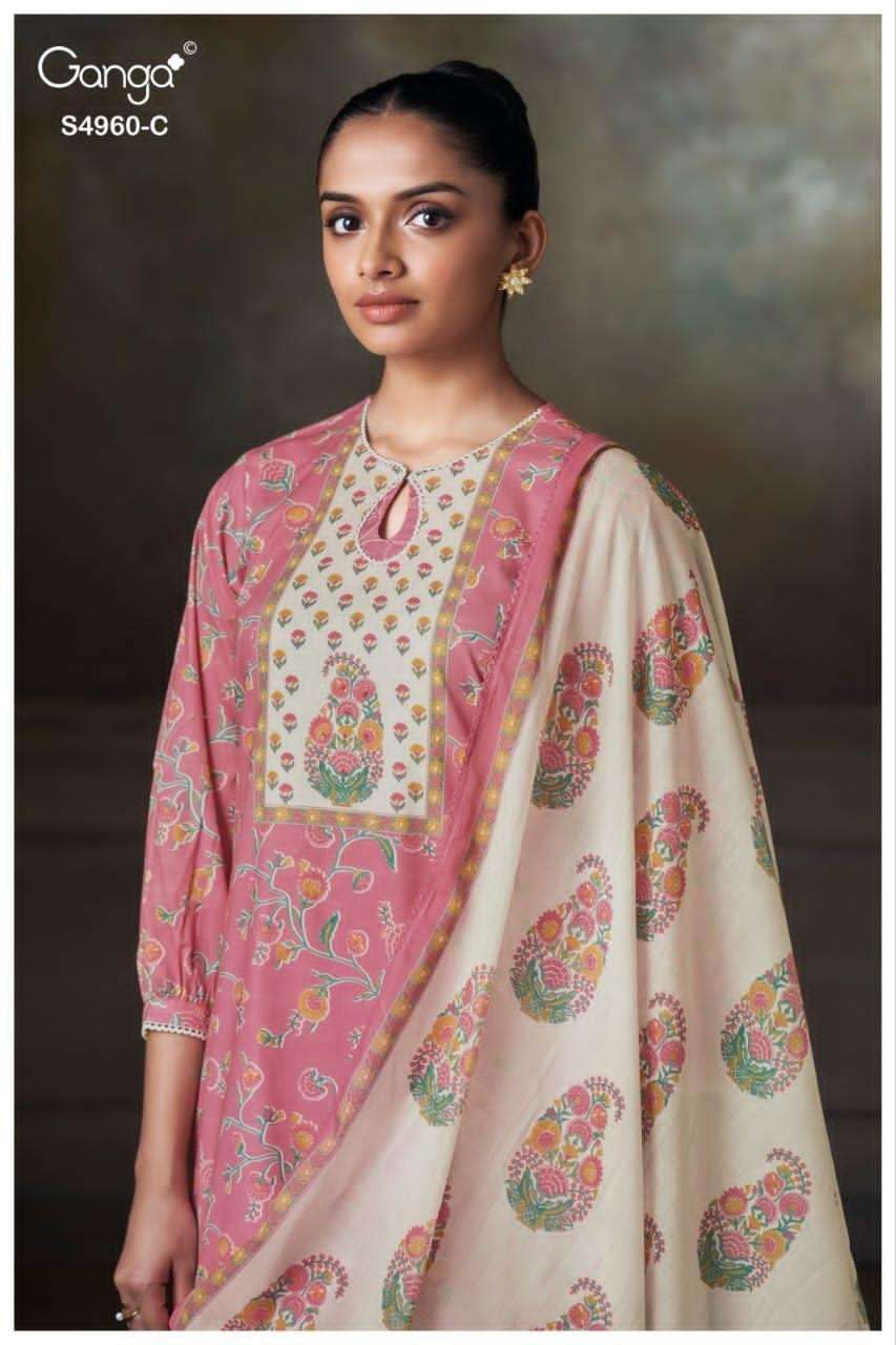My Fashion Road Ganga Tersia Cotton Mul Dupatta Ethnic Suit | S4960 – C My Fashion Road Ganga Tersia Cotton Mul Dupatta Ethnic Suit | S4960 – C