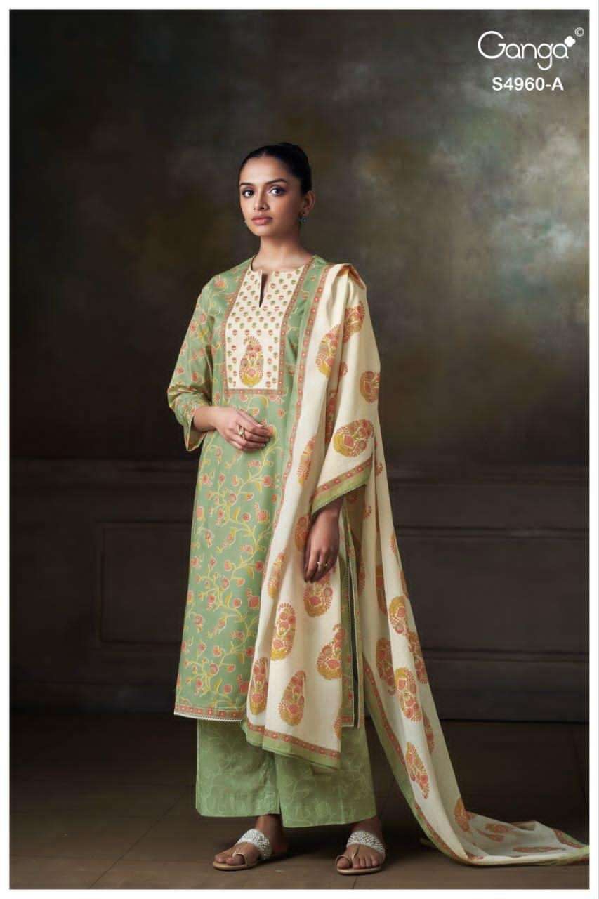 My Fashion Road Ganga Tersia Cotton Mul Dupatta Ethnic Suit | S4960 – A My Fashion Road Ganga Tersia Cotton Mul Dupatta Ethnic Suit | S4960 – A