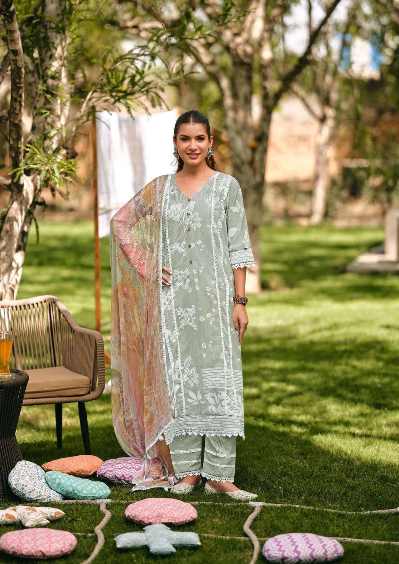 My Fashion Road Jay Vijay Khel Kud Premium Wear Cotton Ladies Suit | 11242 My Fashion Road Jay Vijay Khel Kud Premium Wear Cotton Ladies Suit | 11242