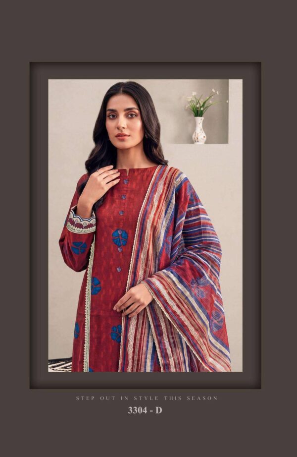 My Fashion Road Jay Vijay Lumora Premium Wear Cotton Suit | 3304 – D