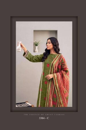 My Fashion Road Jay Vijay Lumora Premium Wear Cotton Suit | 3304 – C