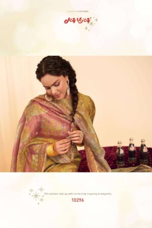 My Fashion Road Jay Vijay Mehfil Pure Tissue Fabric Designer Suit | 10296