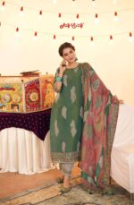 My Fashion Road Jay Vijay Mehfil Pure Tissue Fabric Designer Suit | 10294