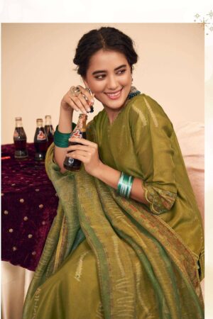 My Fashion Road Jay Vijay Mehfil Pure Tissue Fabric Designer Suit | 10292