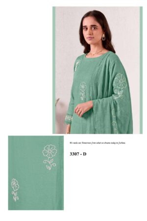 My Fashion Road Jay Vijay Nikhaar Fancy Chanderi Suit | 3307 – D