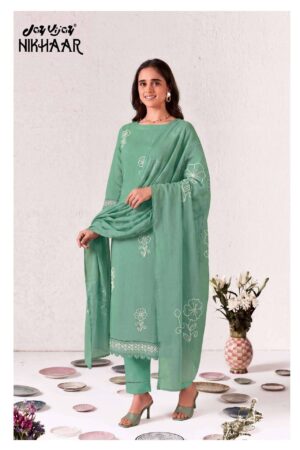 My Fashion Road Jay Vijay Nikhaar Fancy Chanderi Suit | 3307 – D