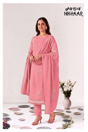 My Fashion Road Jay Vijay Nikhaar Fancy Chanderi Suit | 3307 – C