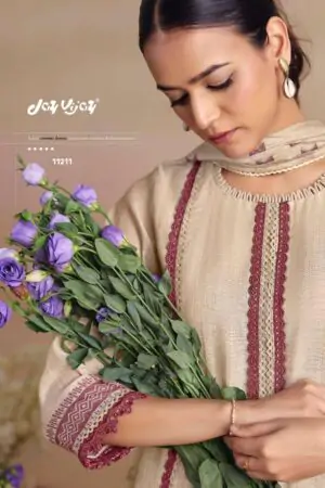 My Fashion Road Jay Vijay Sitarey Fancy Cotton Summer Wear Dress | 11211